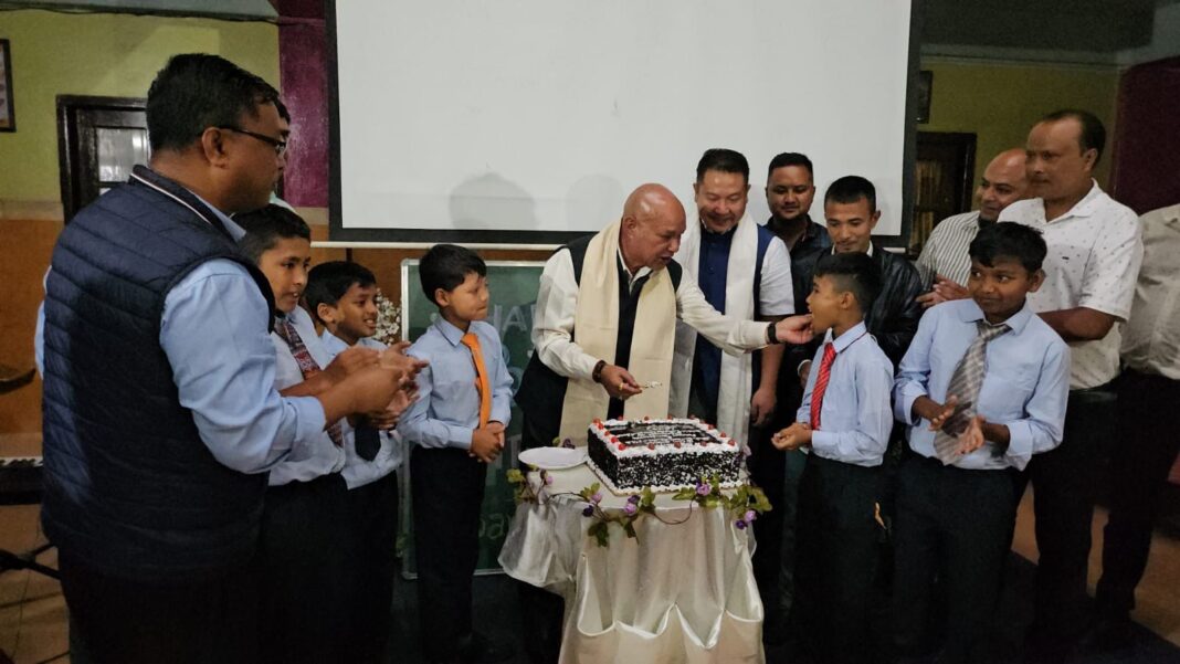Sanbor Shullai celebrates birthday with ₹7 Lakh gift for Rilang Children’s Home