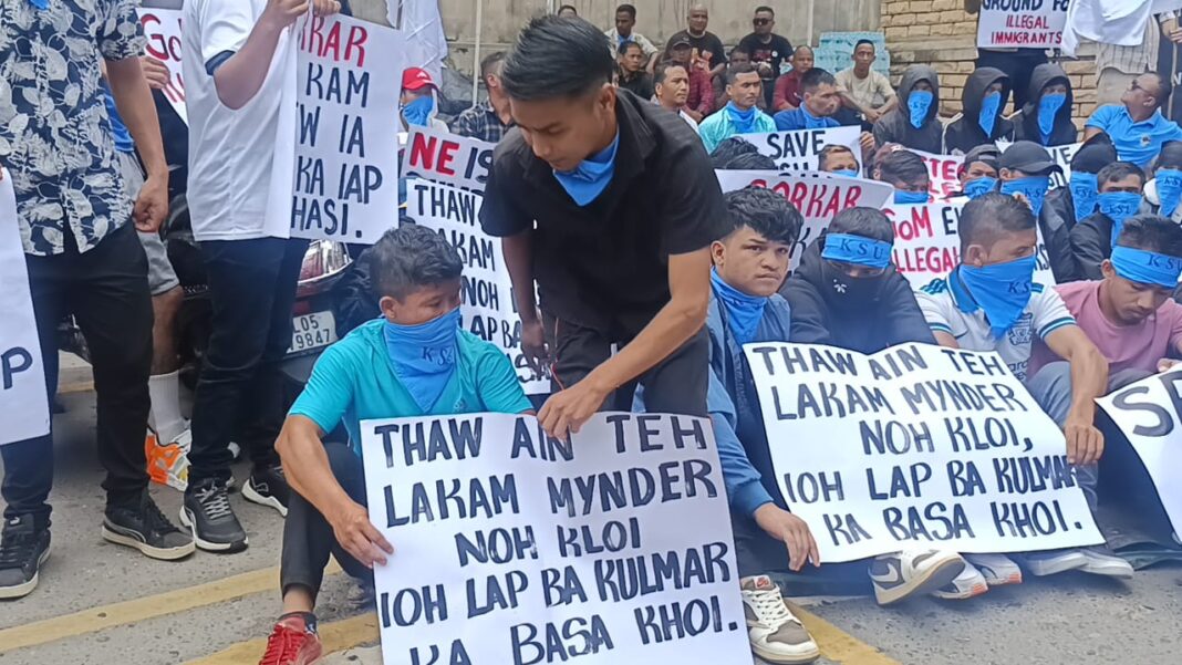 NESO protests across Northeast against illegal immigration from Bangladesh