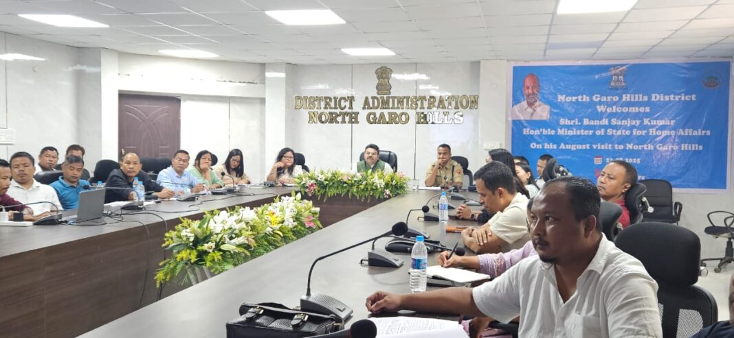 Union MoS Bandi Sanjay Kumar assures all help to North Garo Hills