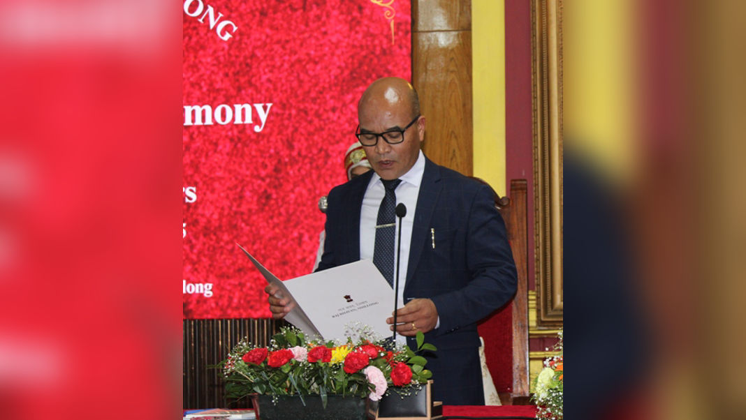 New HSPDP Minister vows to push Border, ILP and Khasi Language demands