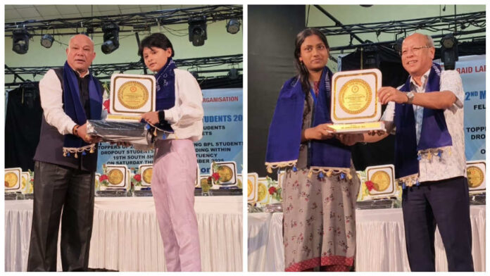 Over 400 students receive laptops from South Shillong MLA for academic excellence