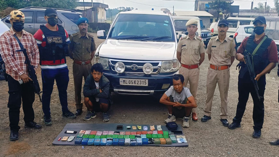 Two from Manipur arrested in Meghalaya with drugs worth ₹2.5 Crore