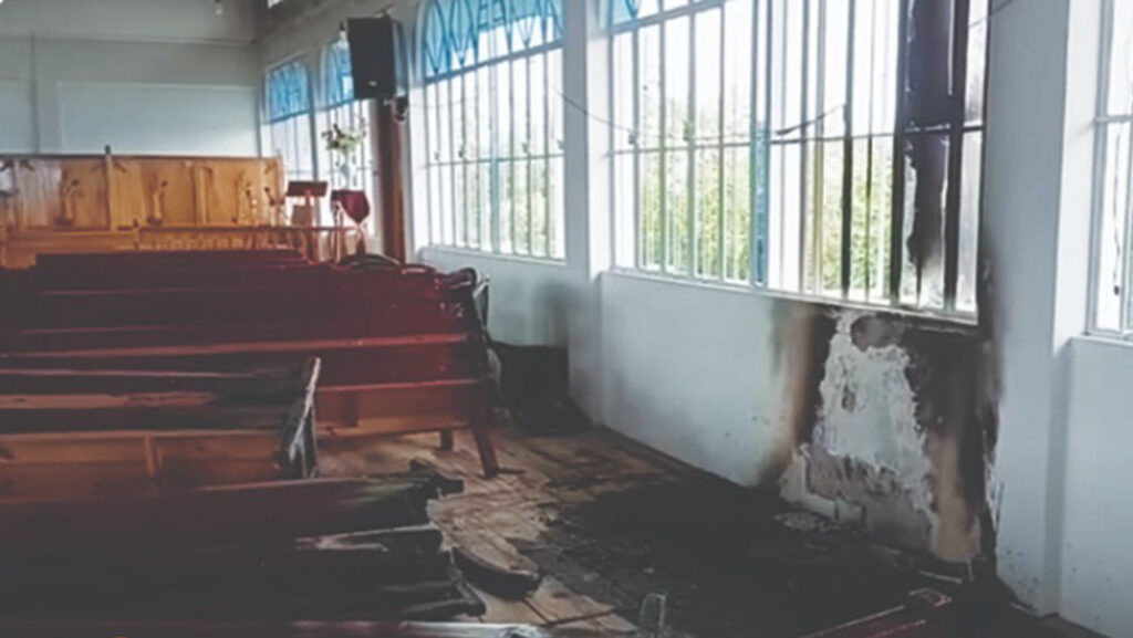 47-year-old man arrested for vandalism and arson a Church at Mawryngkneng