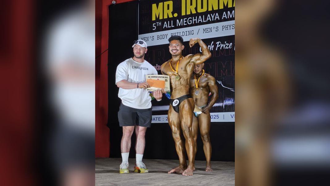 Bonjovy Marak tops Regional and State Bodybuilding Championships in Meghalaya
