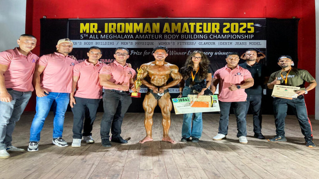 Bonjovy Marak tops Regional and State Bodybuilding Championships in Meghalaya