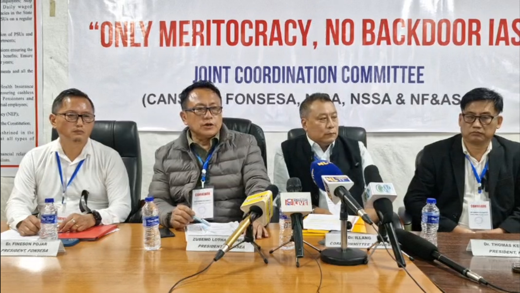 Nagaland govt employee bodies announce three-day pen-down over IAS induction row