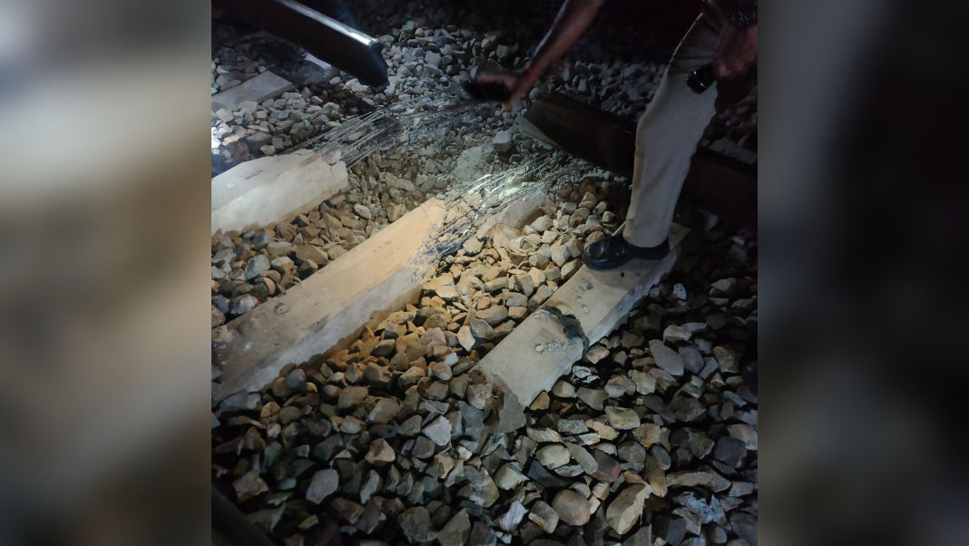 Explosion damages railway track in Assam, suspected IED blast