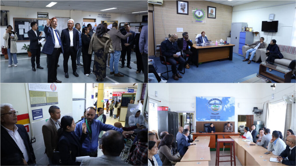 PAC visits four major health facilities in Shillong to review implementation of MHIS