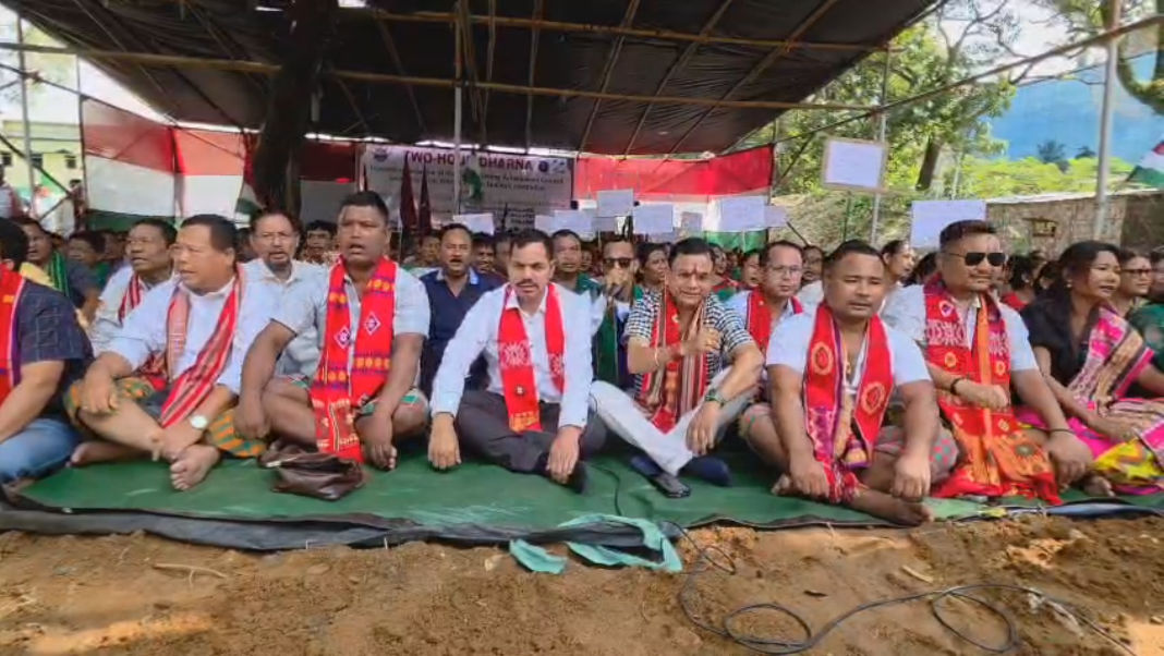Assam: Rabha organisations stage protest demanding sixth schedule status for RHAC