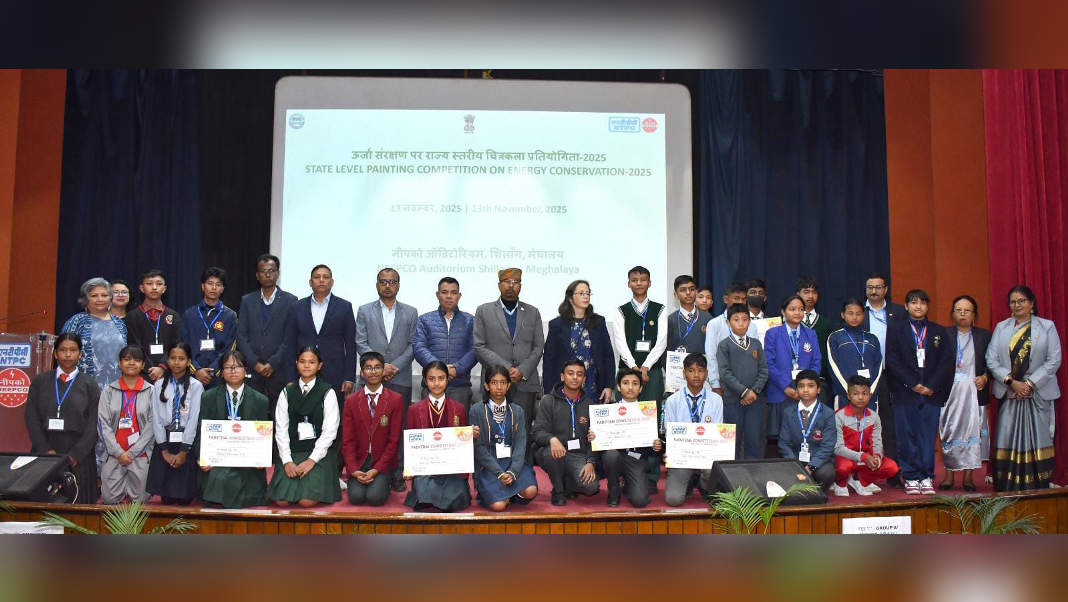 Young Artists Illuminate Shillong as NEEPCO Hosts State-Level Energy Conservation Painting Competition