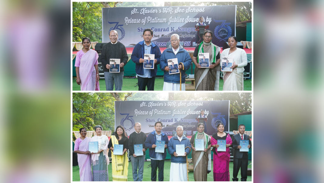 Meghalaya, Tura, St Xavier’s School, Platinum Jubilee, Conrad K Sangma