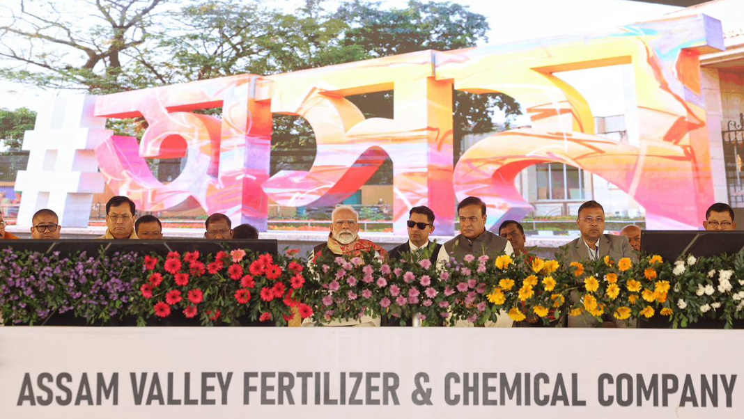 Modi lays foundation stone for ₹11,000-crore Namrup fertilizer plant, calls it a “new chapter” in Assam’s industrial journey