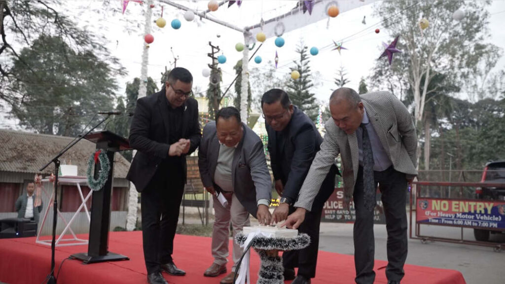 ‘Neng·takram’ Resting Arena Inaugurated Near SP Office, Williamnagar Ahead of Christmas