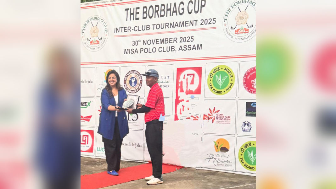 Meghalaya’s Johnwell Momin makes mark at BORBHAG Cup 2025, wins longest drive with 291-yard strike