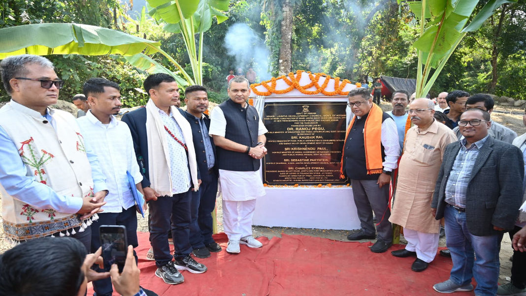 Foundation stone for Khasi–Jaintia Development Council laid in Barak Valley
