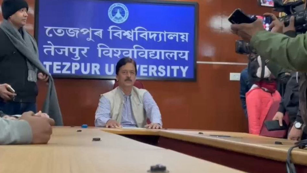 After 75 days of protest, Dr. Dhruba Kumar Bhattacharyya takes charge as Acting VC of Tezpur University