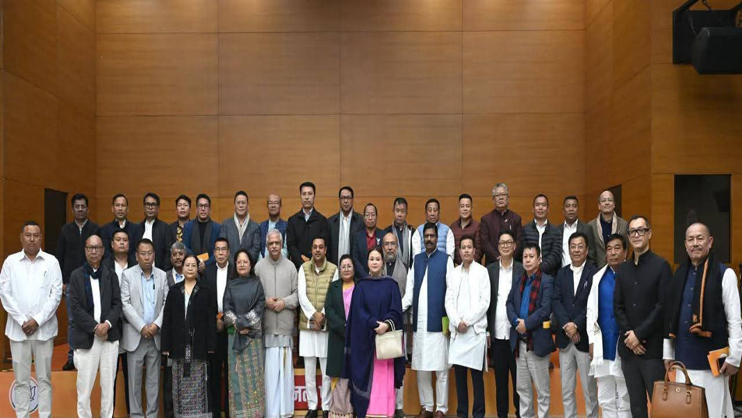 BJP brings Meitei, Kuki MLAs together in Delhi amid Manipur political churn