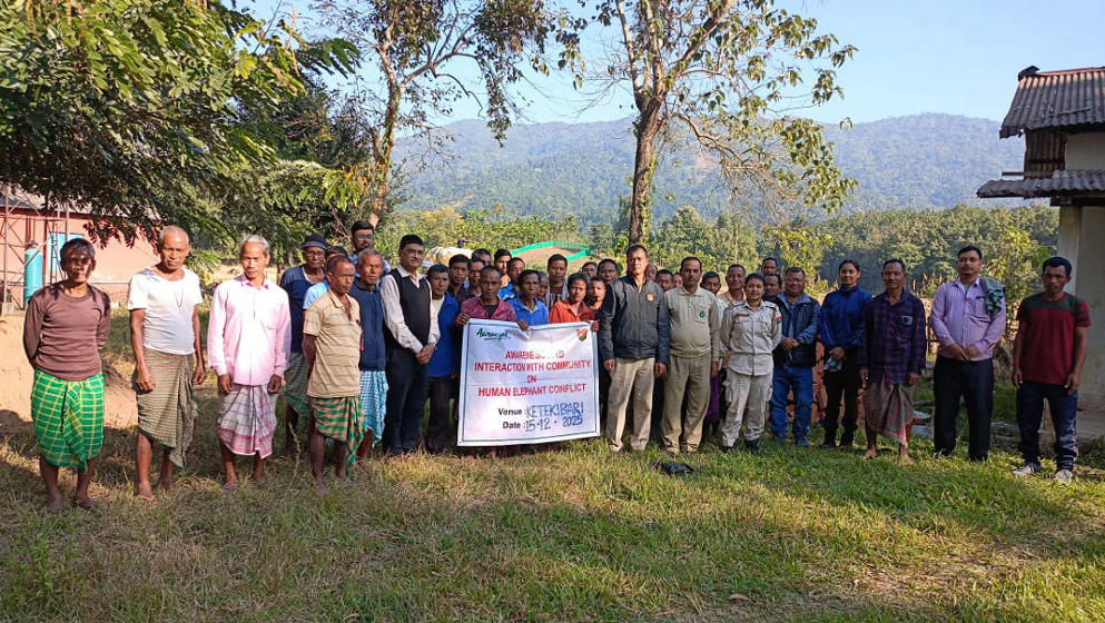 Assam–Meghalaya border villagers join hands to tackle rising elephant conflict