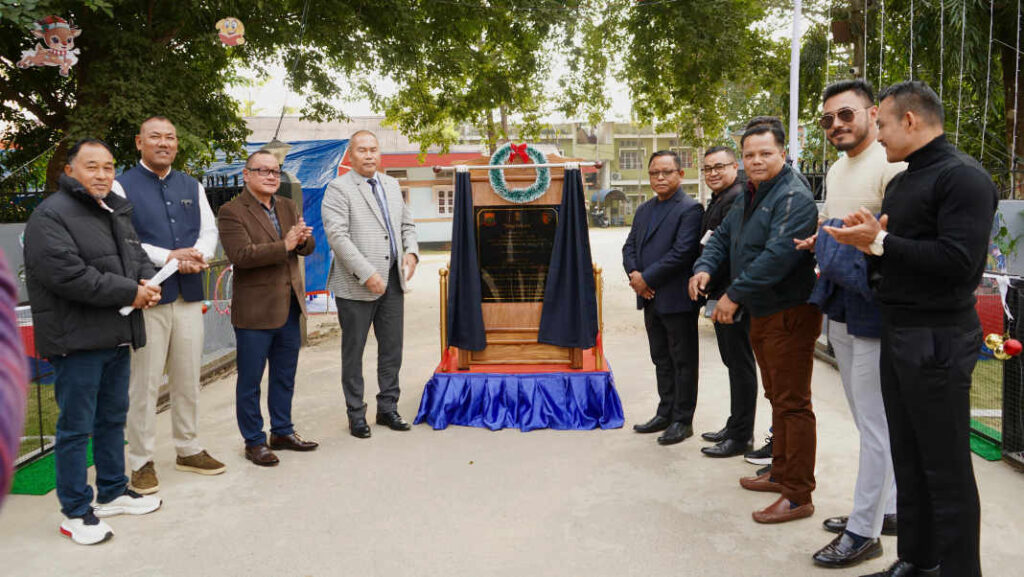 ‘Neng·takram’ Resting Arena Inaugurated Near SP Office, Williamnagar Ahead of Christmas