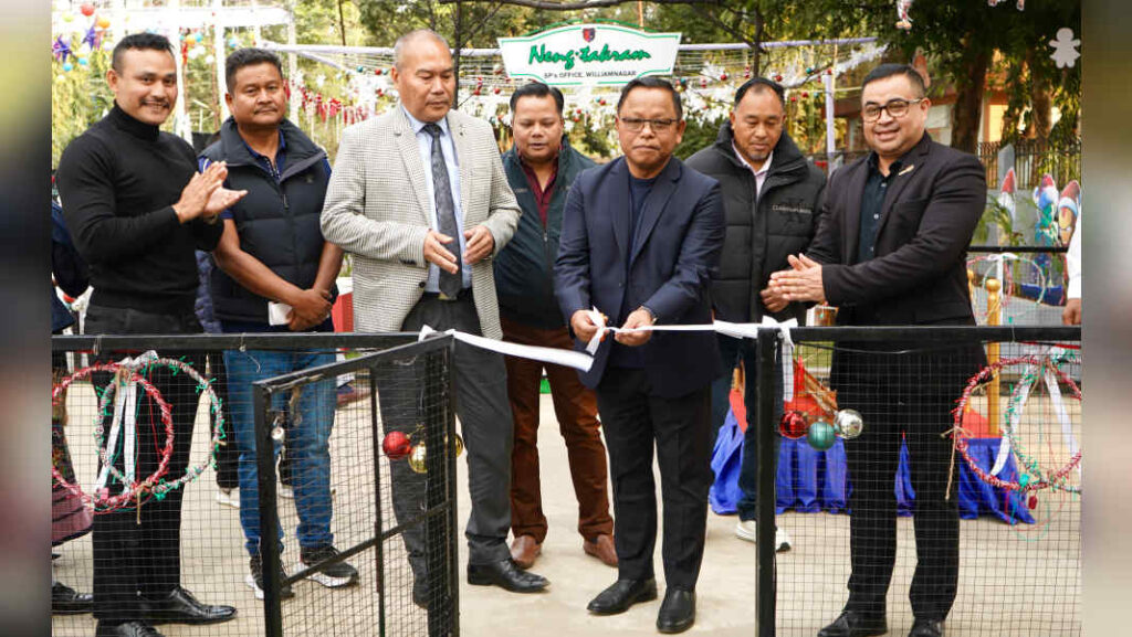 ‘Neng·takram’ Resting Arena Inaugurated Near SP Office, Williamnagar Ahead of Christmas