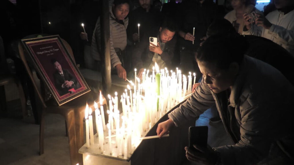 Candlelight service held in memory of late matgrik Dilseng M. Sangma