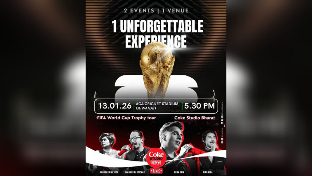 Get ready, Guwahati! Football’s greatest prize arrives in Assam for a night of history, music and celebration