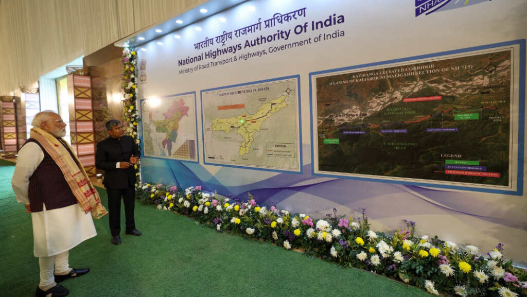 PM Modi lays foundation for ₹6,950-Crore Kaziranga Elevated Corridor, pitches model of development with conservation