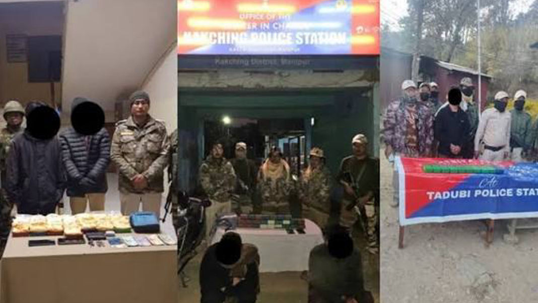 Manipur: ANTF arrests five, seizes drugs worth ₹1.4 crore 