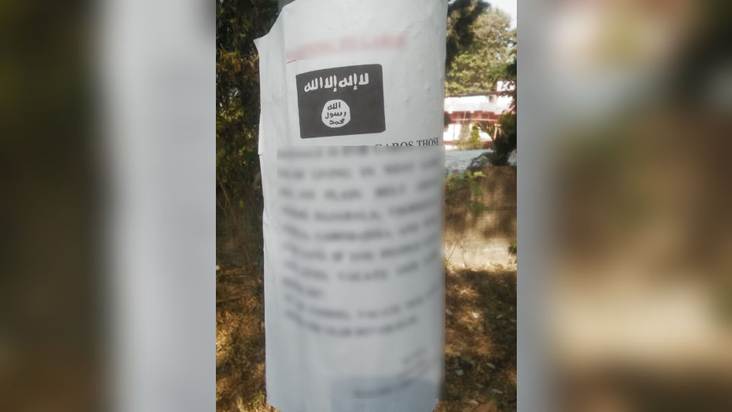 Threatening poster allegedly linked to ISIS-K found in Tura; Police Register Case