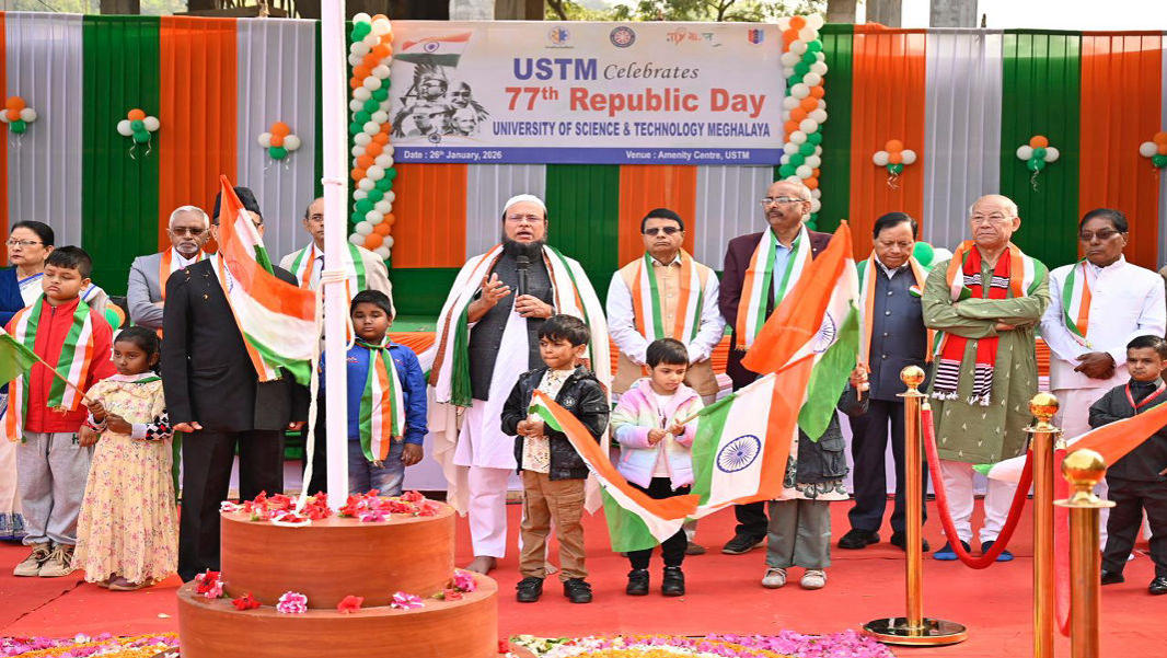USTM marks 77th Republic Day with oath to Constitution, student-led rallies