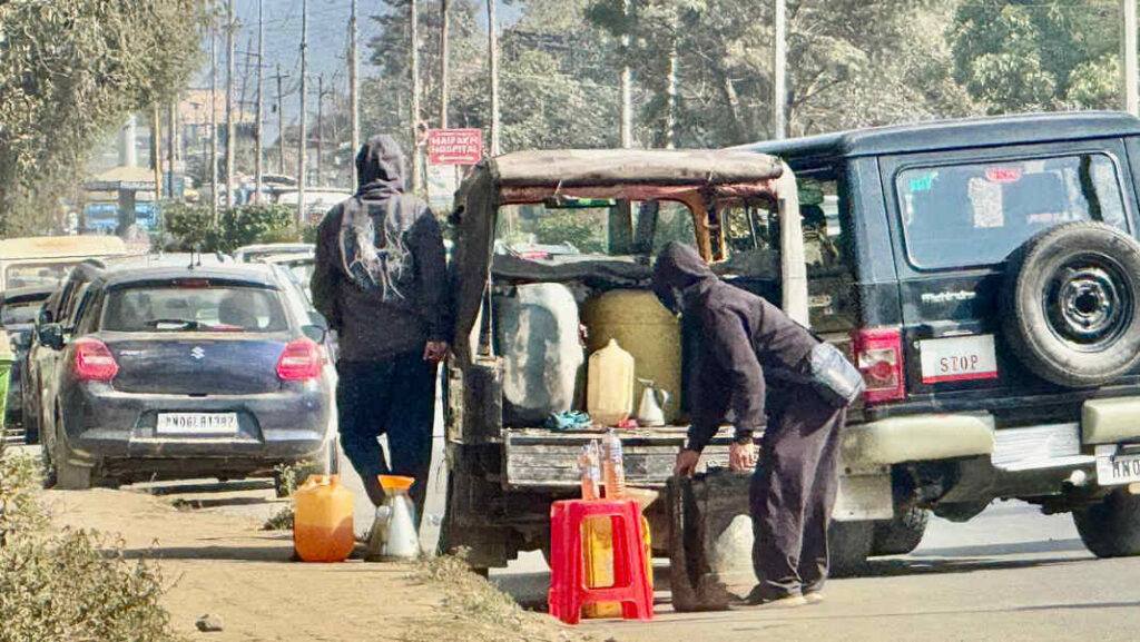 Petrol pumps shut across Manipur valley after bomb attack; fuel black-marketed in Imphal at up to ₹160/litre
