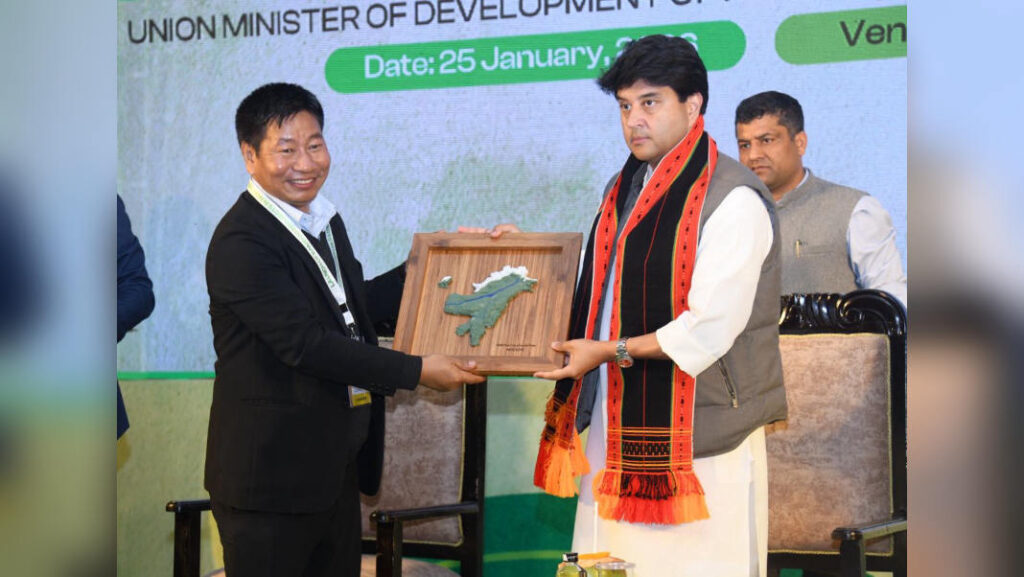 Scindia launches twin bamboo projects in Guwahati, ties up with Amazon and Flipkart to boost North East enterprises