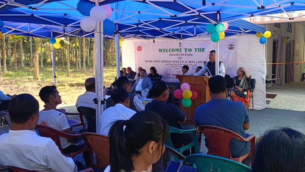 Mendipathar MLA inaugurates dome anti rban Health & Wellness Centre
