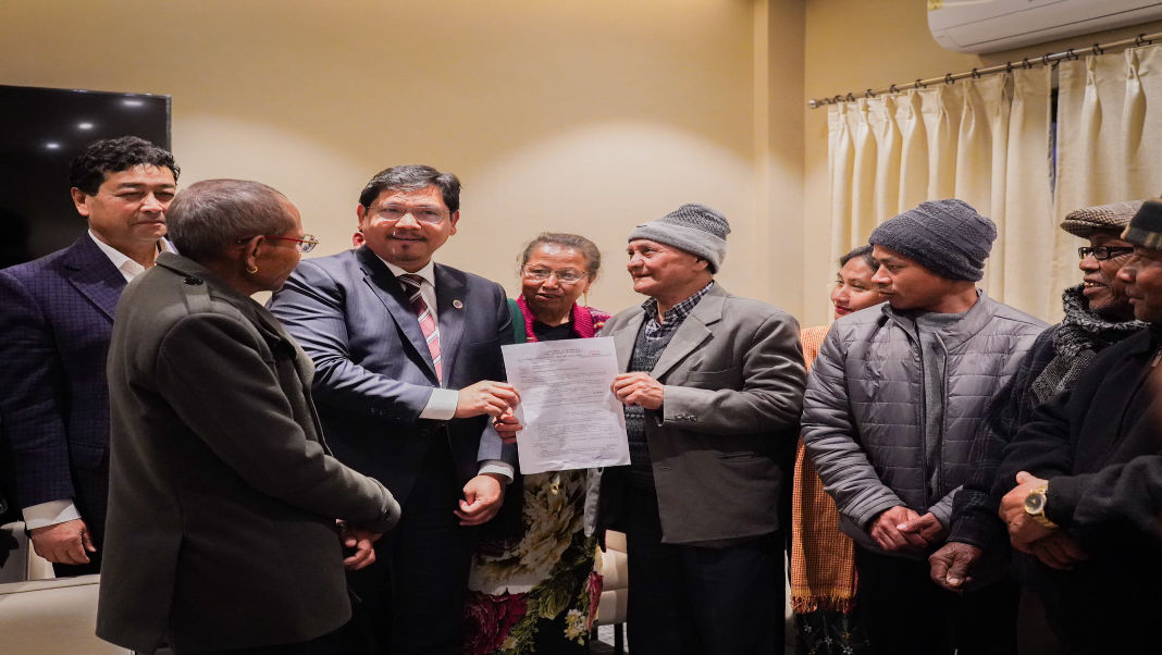 Sengbah Ki Nongshat Nongkhein lauds Conrad-led NPP Govt for approving Rs 41.69 lakh fencing project, calls it a historic moment