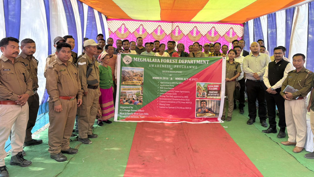 Meghalaya forest dept holds mining law awareness drive in Wakrugre