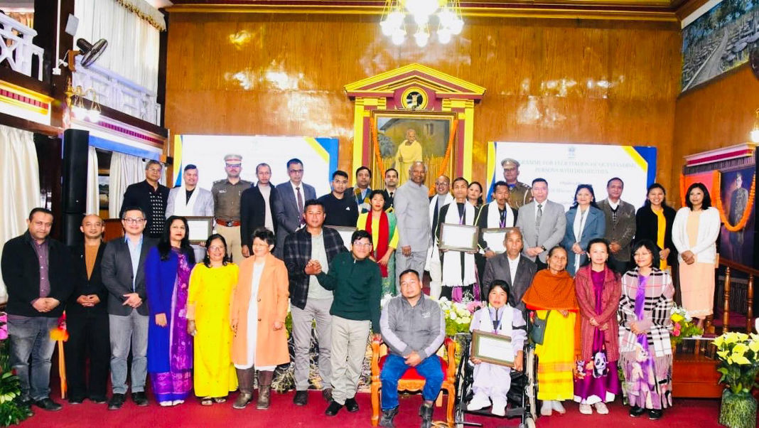 Meghalaya Govenor felicitates 10 outstanding persons with disabilities, says true progress measures by treatment of vulnerable