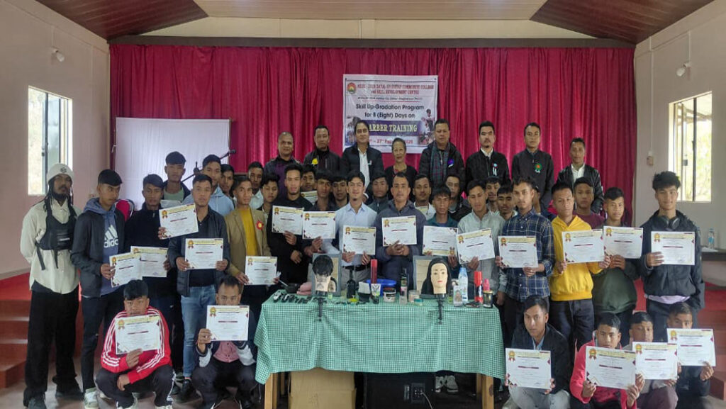 From salon chair to skill mentor: Local barber trains 45 youths in Jaintia Hills for self-reliance