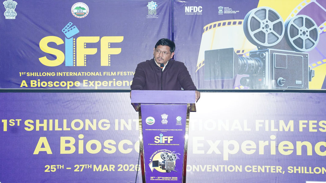 Sangma unveils plans for Film City, Shillong hosts first International Film Festival