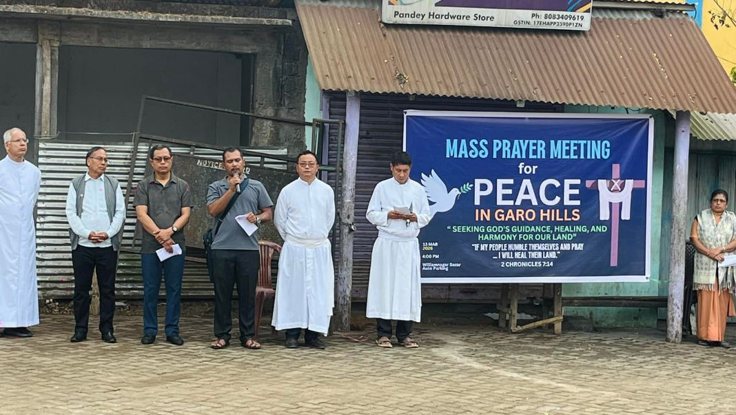 Mass prayer meet in Williamnagar calls for peace and unity in Garo Hills