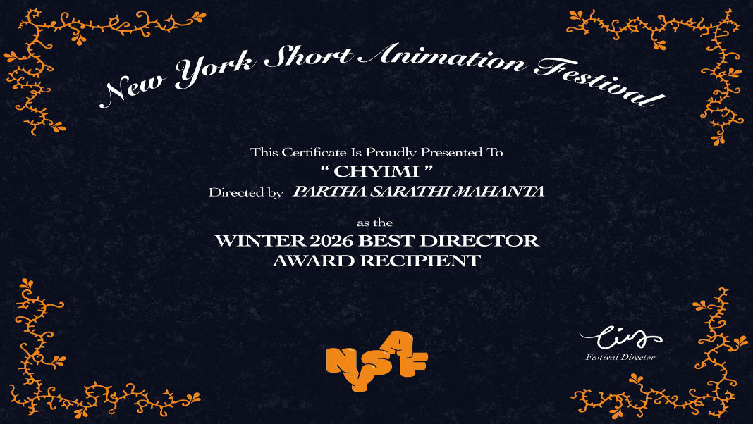 “CHYIMI” wins Best Director award at New York Short Animation Festival 2026