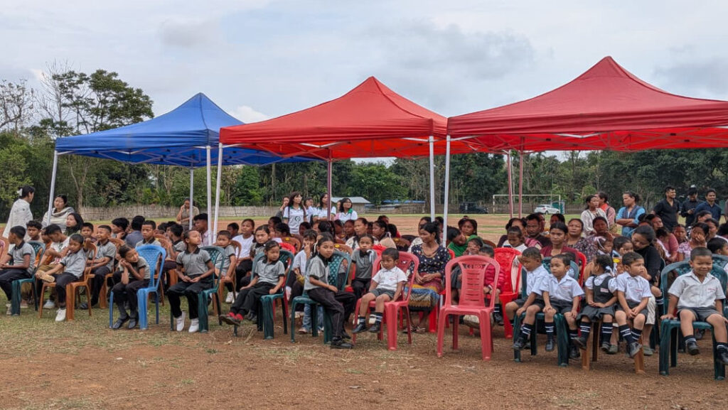 NEHU Tura NSS outreach reaches 200 children in Ballonggre with career, nutrition awareness drive