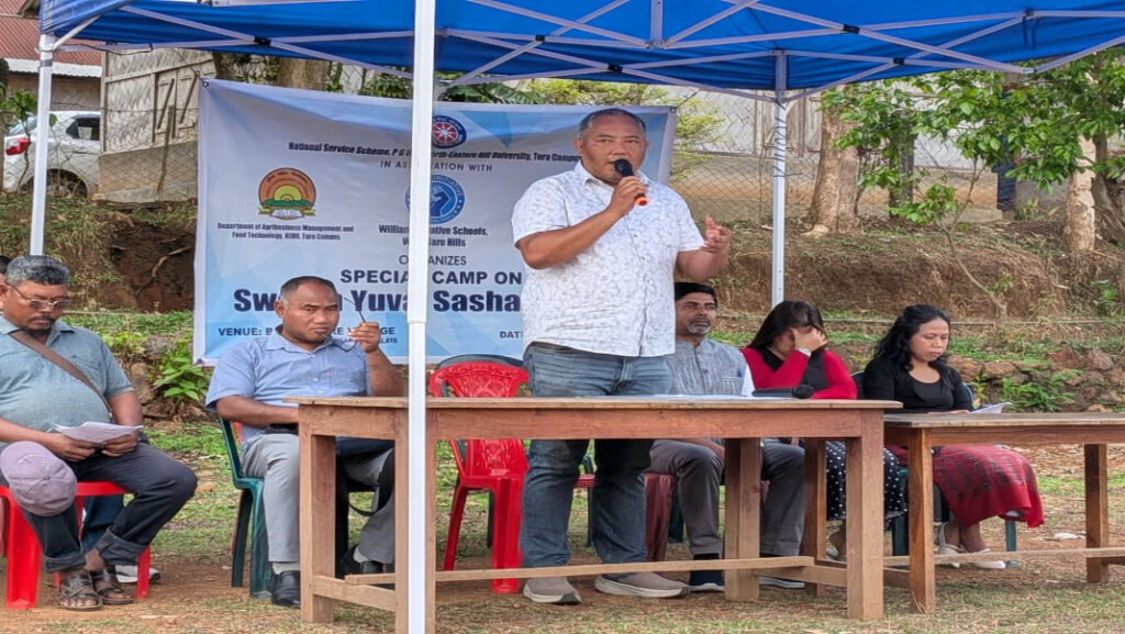 NEHU Tura NSS outreach reaches 200 children in Ballonggre with career, nutrition awareness drive