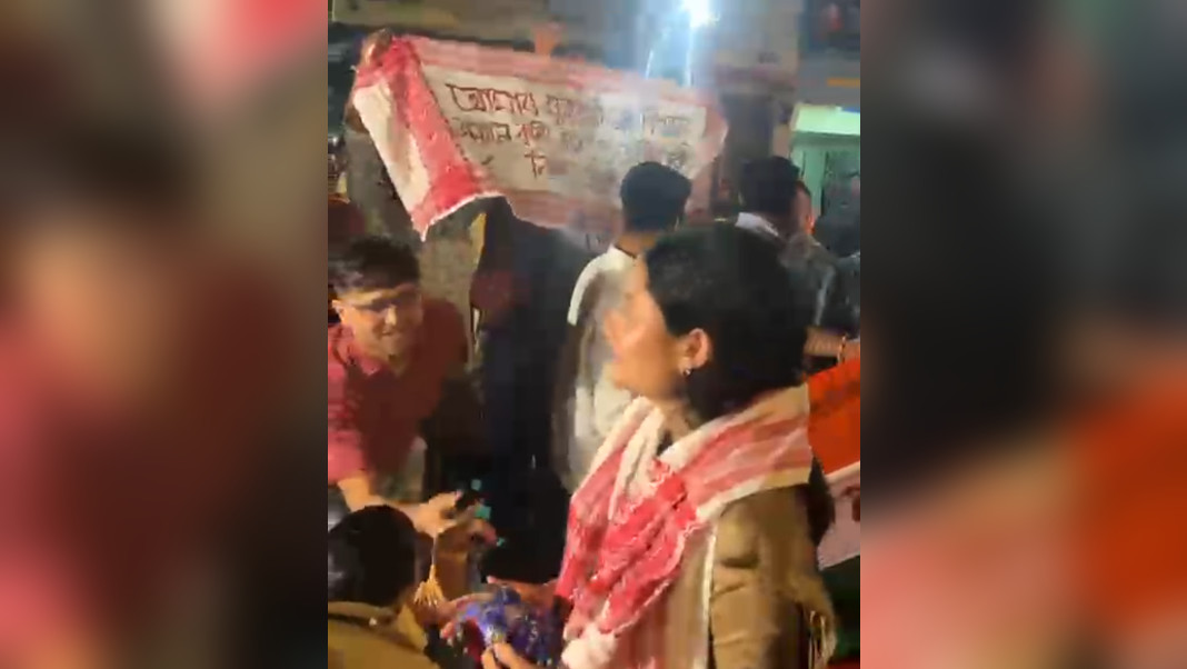Assam Polls 2026: AJP candidate Kunki Choudhury faces protest at Guwahati rally amid beef row 