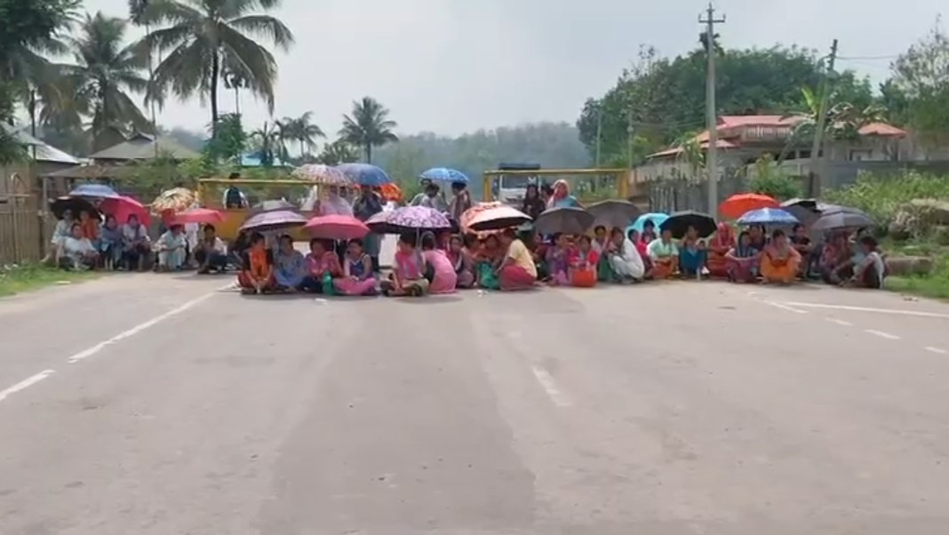 Tripura Post Election Protest