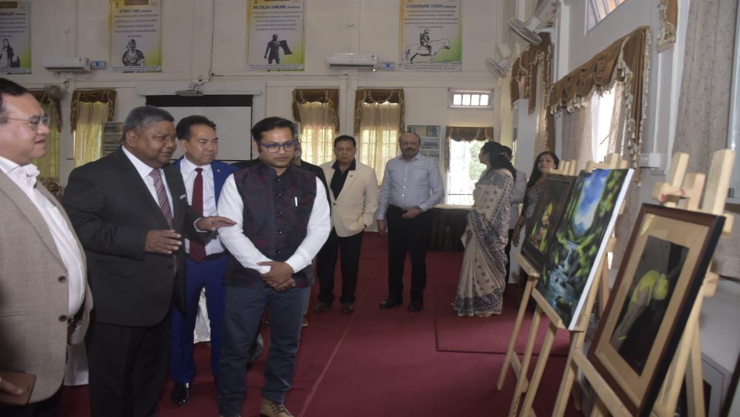 Shillong marks World Art Day with tribute to Da Vinci, 150 years of Vande Mataram