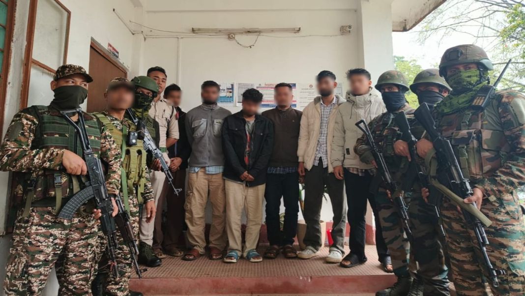 ULFA-I cadre, 10 OGWs and 4 drug peddlers held in Upper Assam operations