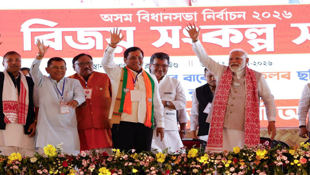 Assam Polls 2026: In final push, Narendra Modi pitches ‘peace to prosperity’ roadmap, targets Congress
