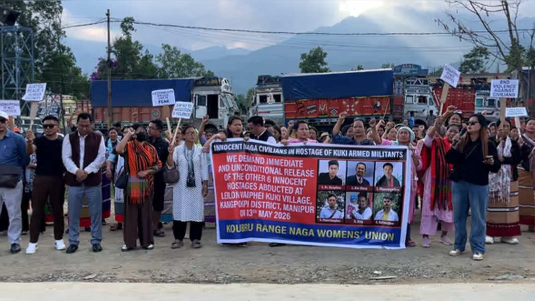Six abducted Naga civilians still missing in Manipur, protests intensify in Kangpokpi