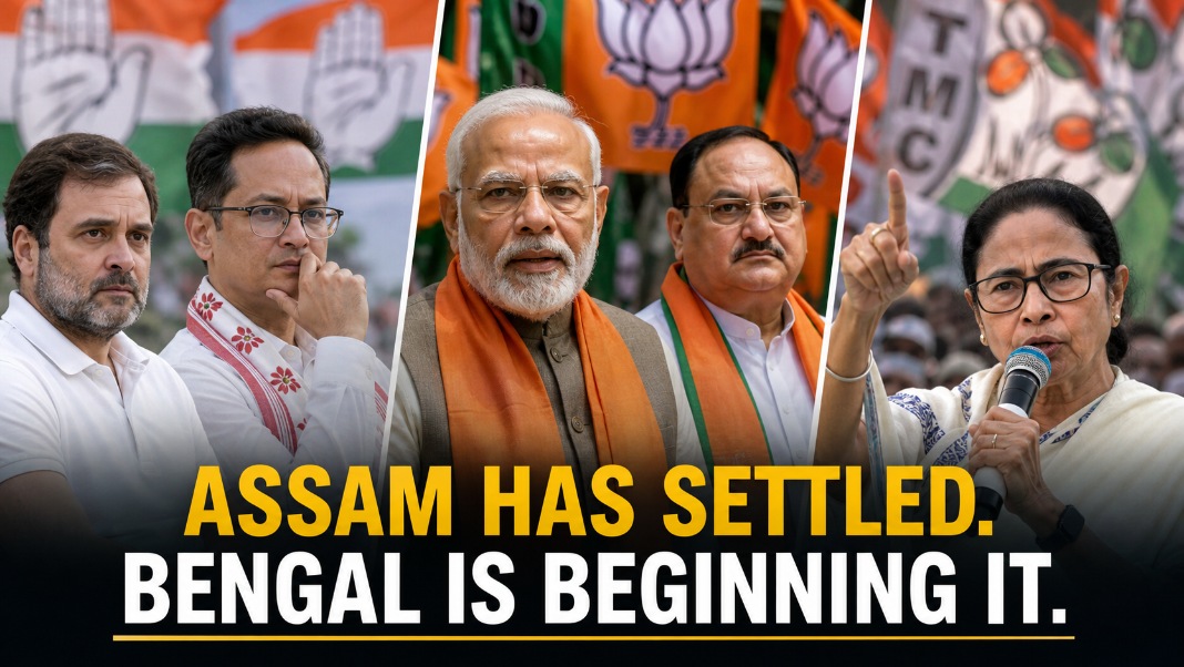 Assam has settled while Bengal is beginning it