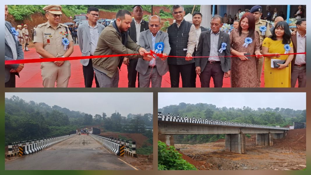 Deputy CM inaugurates new Umiam Dam road and bridge for Heavy Vehicles